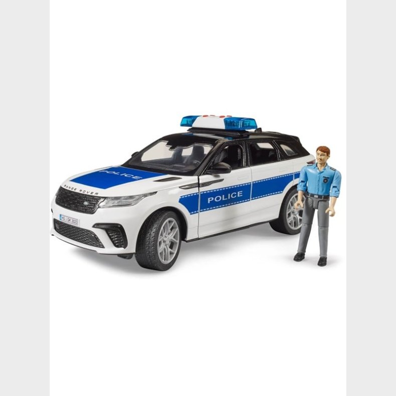 Bruder Range Rover Velar Police vehicle with policeman