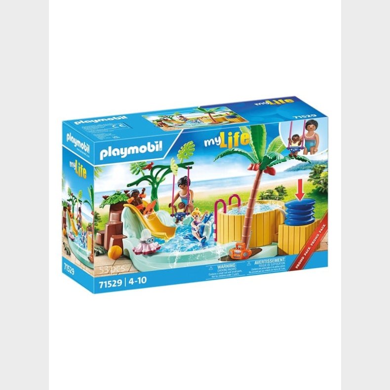 Playmobil My Life - Brnepool med boblebad