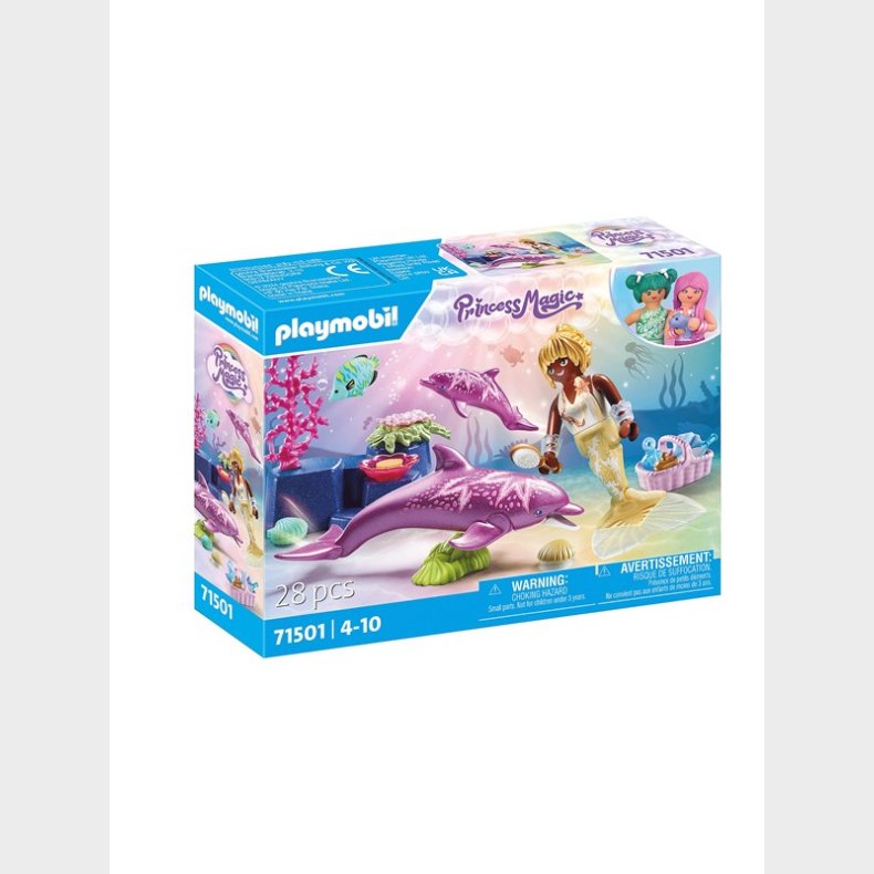 Playmobil Princess - Havfrue med delfiner