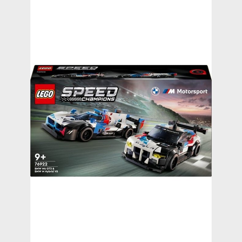 LEGO Speed Champions 76922 BMW M4 GT3 og BMW M Hybrid V8-racerbiler