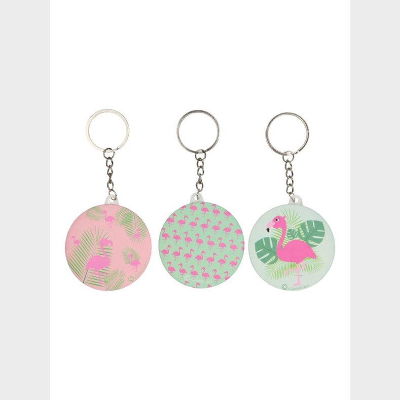 LG-Imports Keychain Flamingo with Mirror (Assorted)