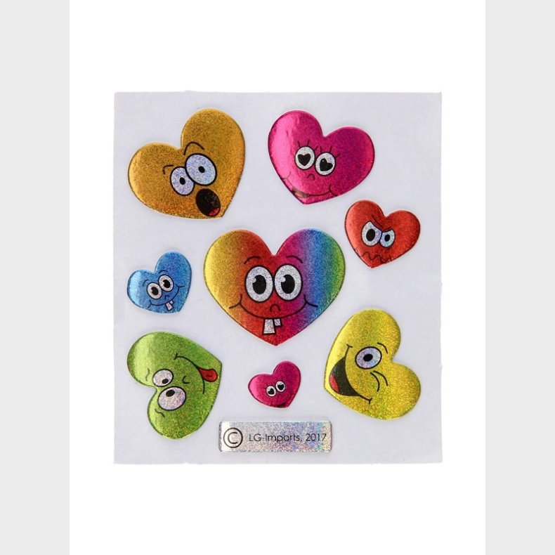 LG-Imports Stickers Smile Face Glittering (Assorted)