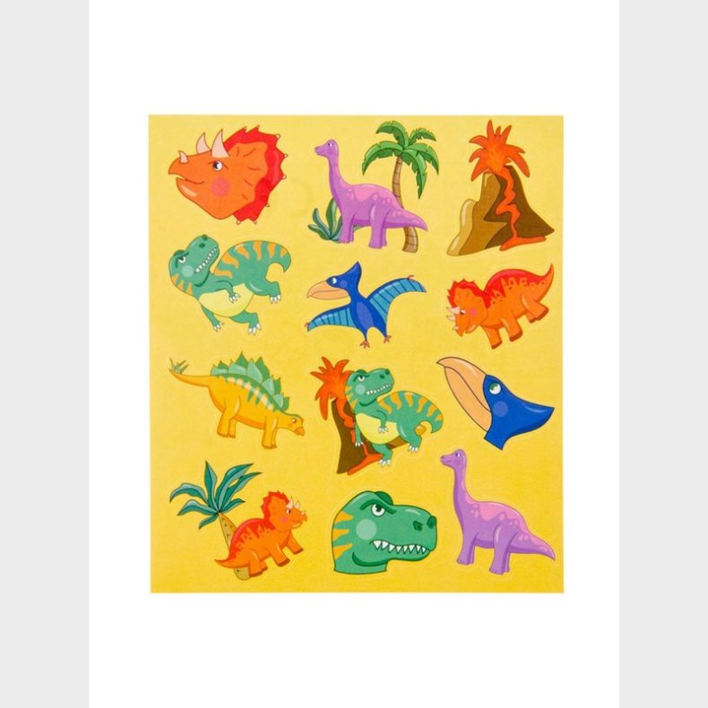 LG-Imports Sticker sheet Dinosaur 12 pcs.