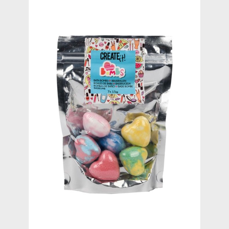 CREATE IT! Beauty Bath Bombs Hearts 7-Pack