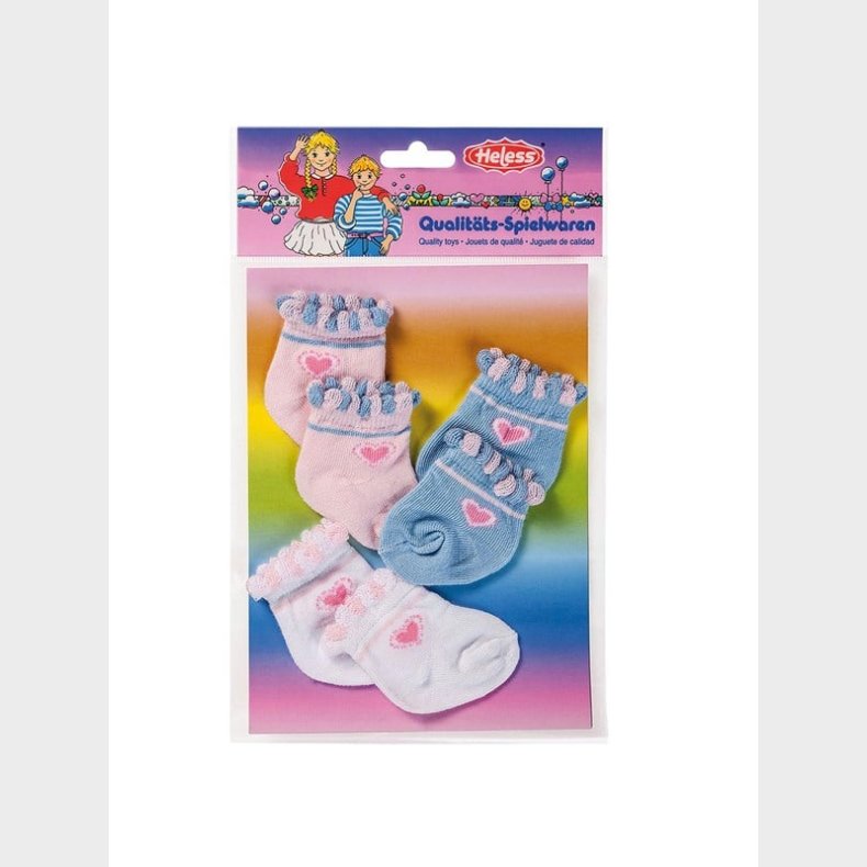 Heless Doll socks - 3 pairs 35-46 cm