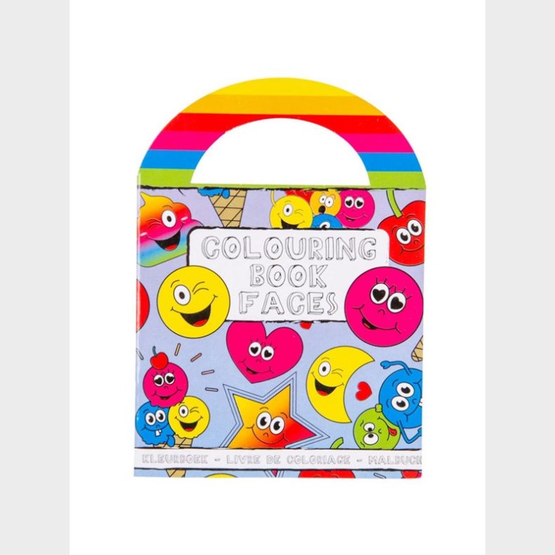 LG-Imports Coloring book with stickers smile face