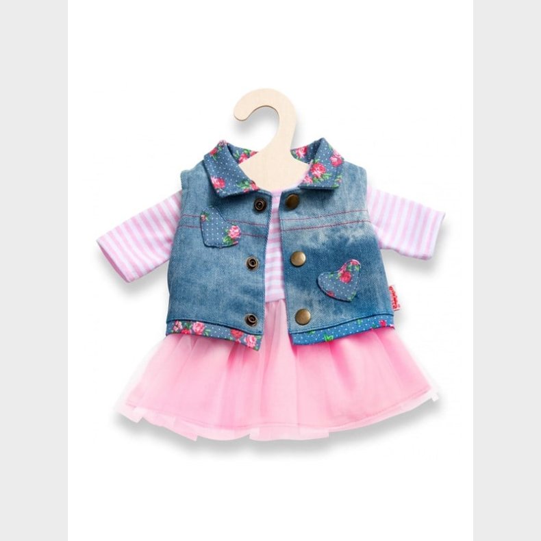 Heless Doll dress with waistcoat 28-35 cm