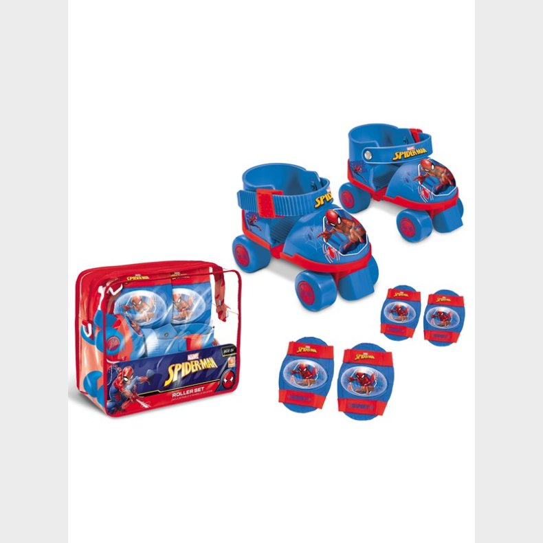 Mondo Spiderman Roller Skates with Protection Set size 22-29