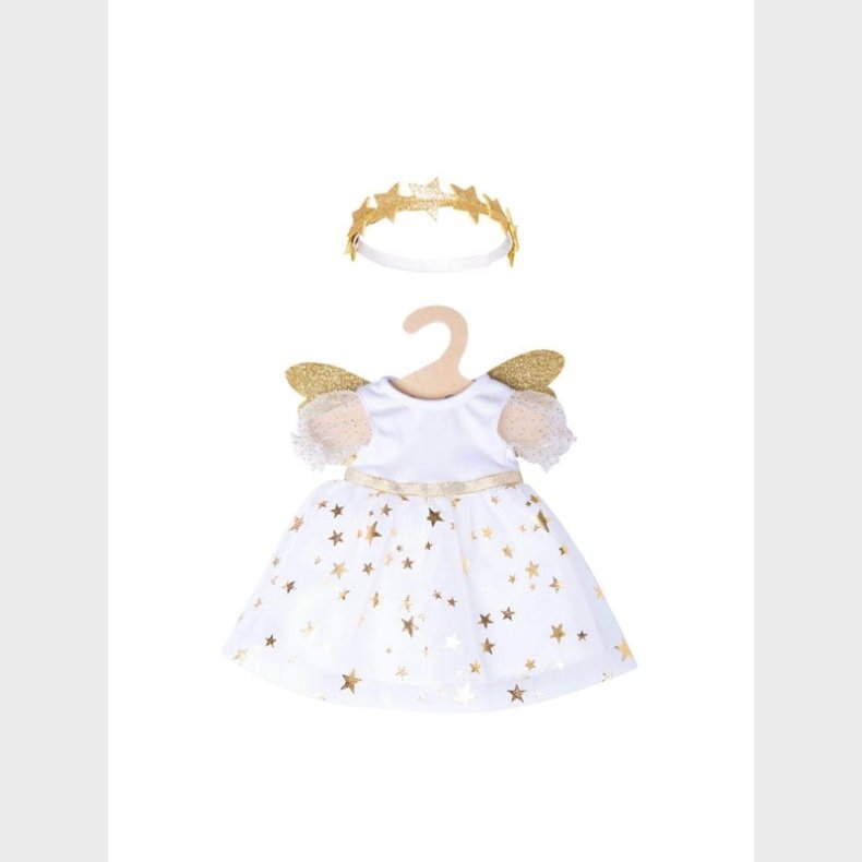 Heless Doll dress Angel with Stars 28-35 cm