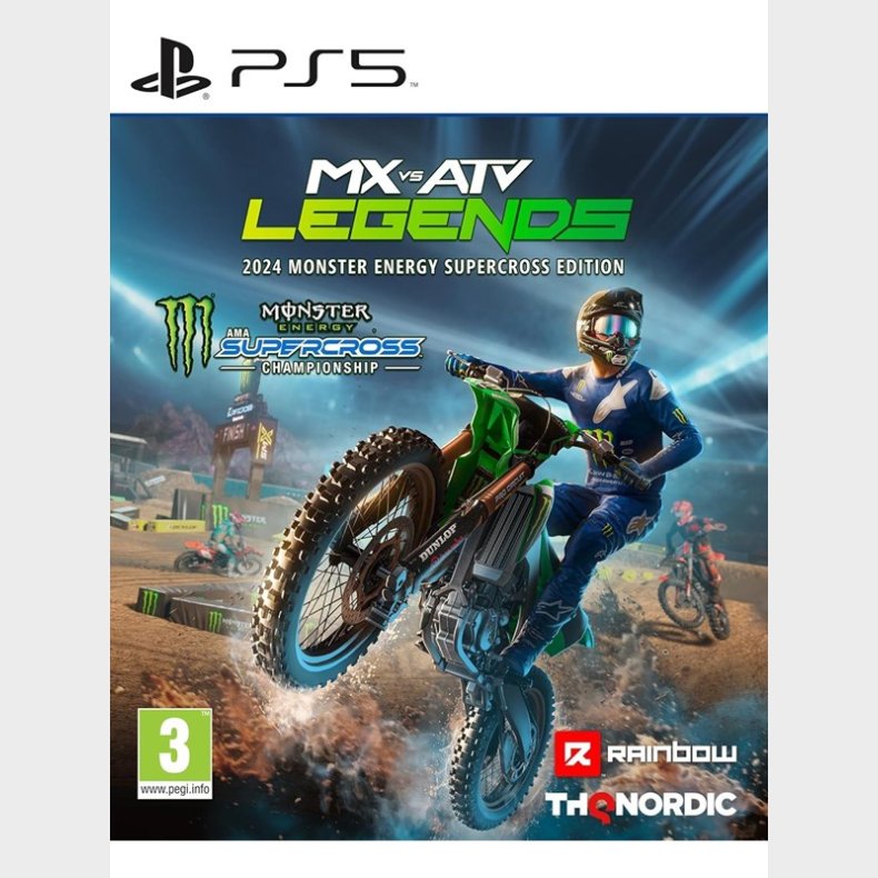 MX vs ATV Legends - 2024 (Monster Energy Supercross Edition) - Sony PlayStation 5 - Racing