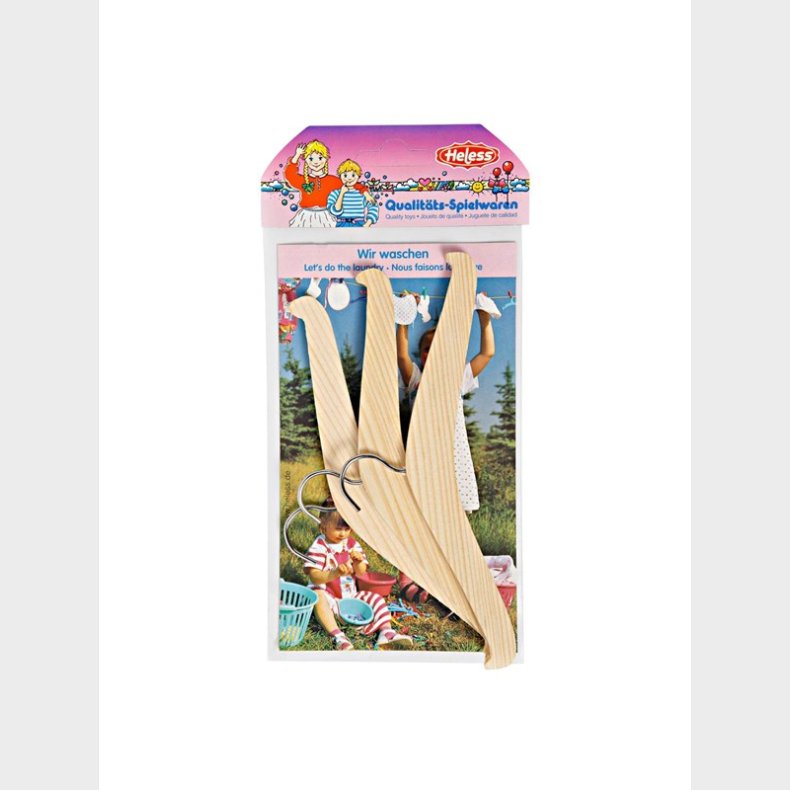 Heless Doll Clothes Hangers 3 pcs.