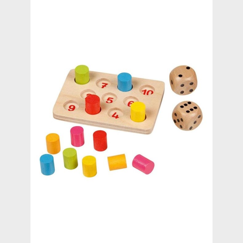 Goki Wood Shut the Box Mini Game