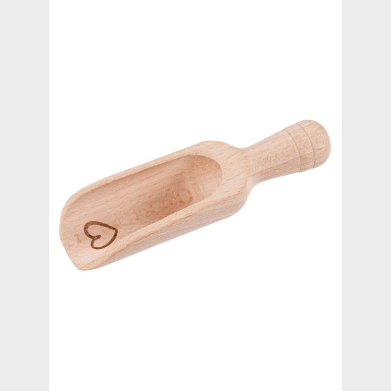 Goki Wooden Flour Scoop Heart Small 10cm