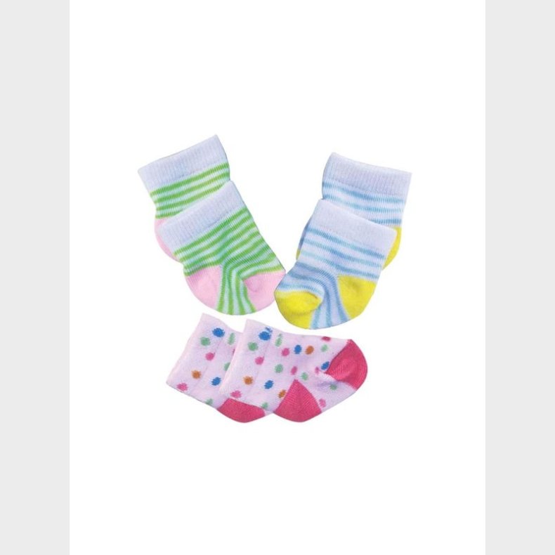 Heless Doll Socks 3 Pairs 28-35 cm