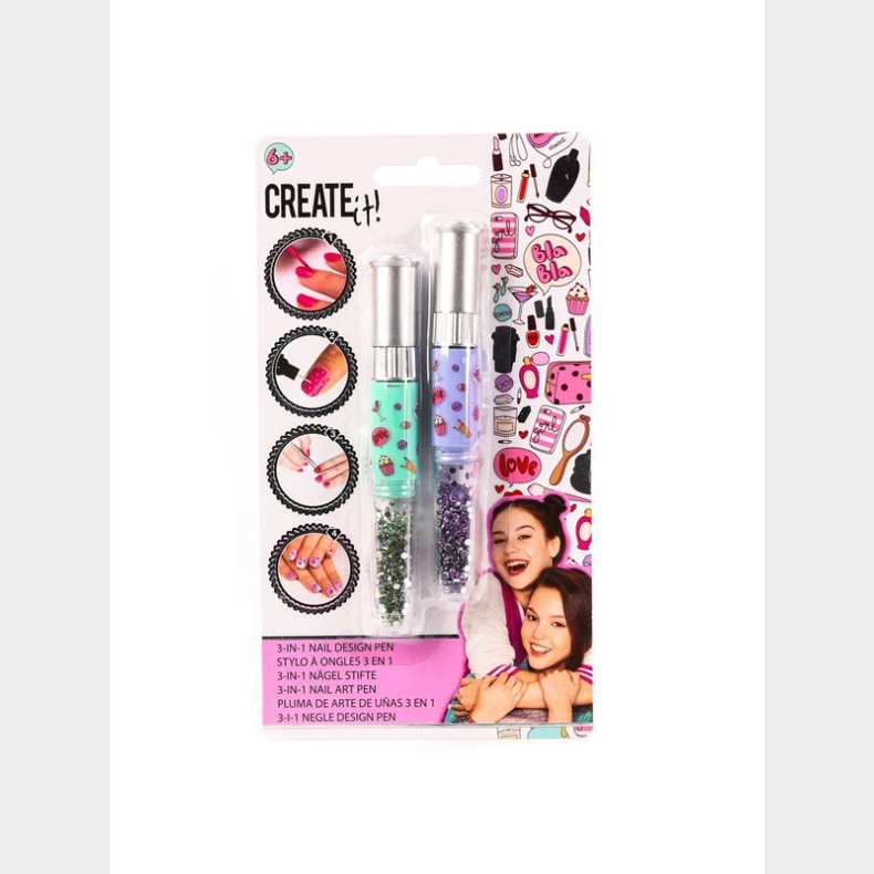 CREATE IT! Beauty Nail Polish 3in1 Pens 2pcs. (Assorted)