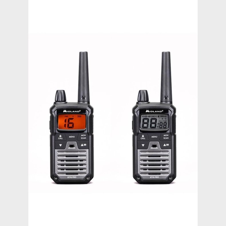 MIDLAND Walkie Talkie XT70 Pro Duo Black/Dark Grey