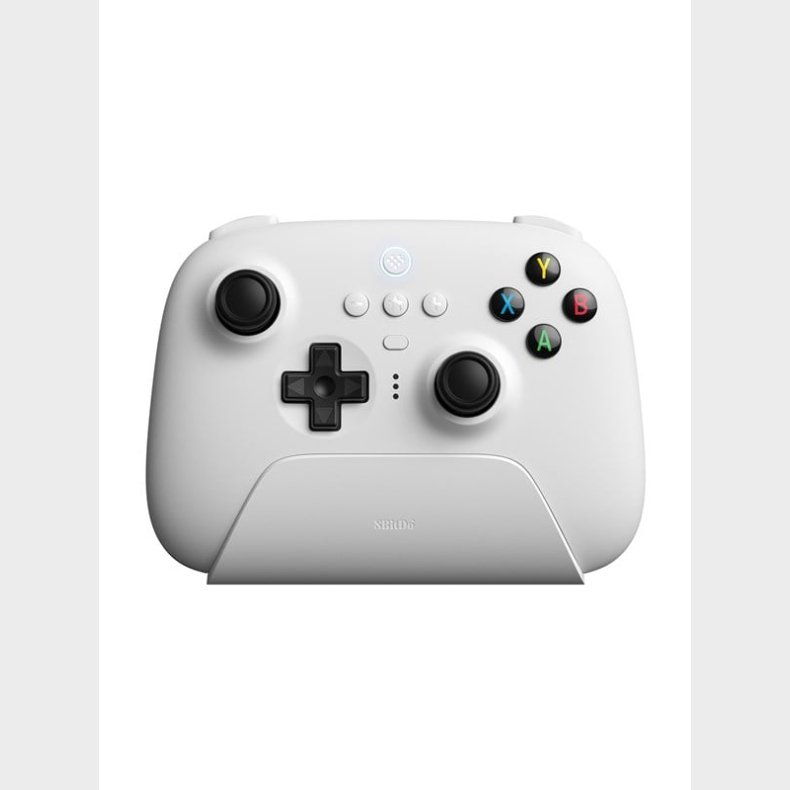 8BitDo Ultimate 2.4G Wireless Controller (Hall Effect) with Charging Dock - White - Controller - Android