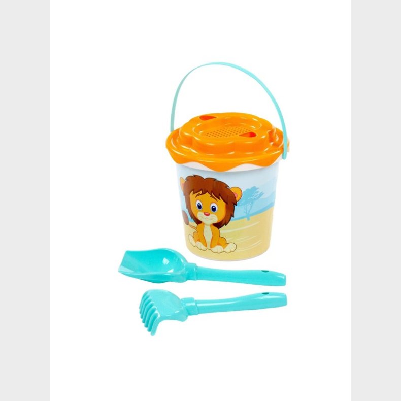 Cavallino Toys Cavallino Safari XL Bucket Set Blue 4 pcs.