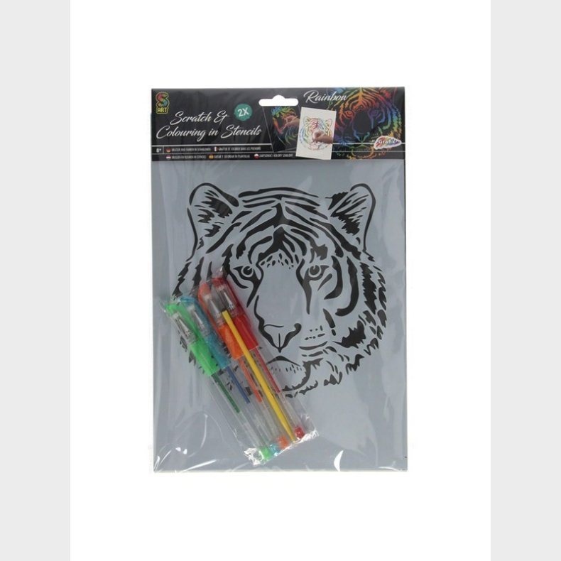 Creative Craft Group Scratch and Color Set with Gel Pens