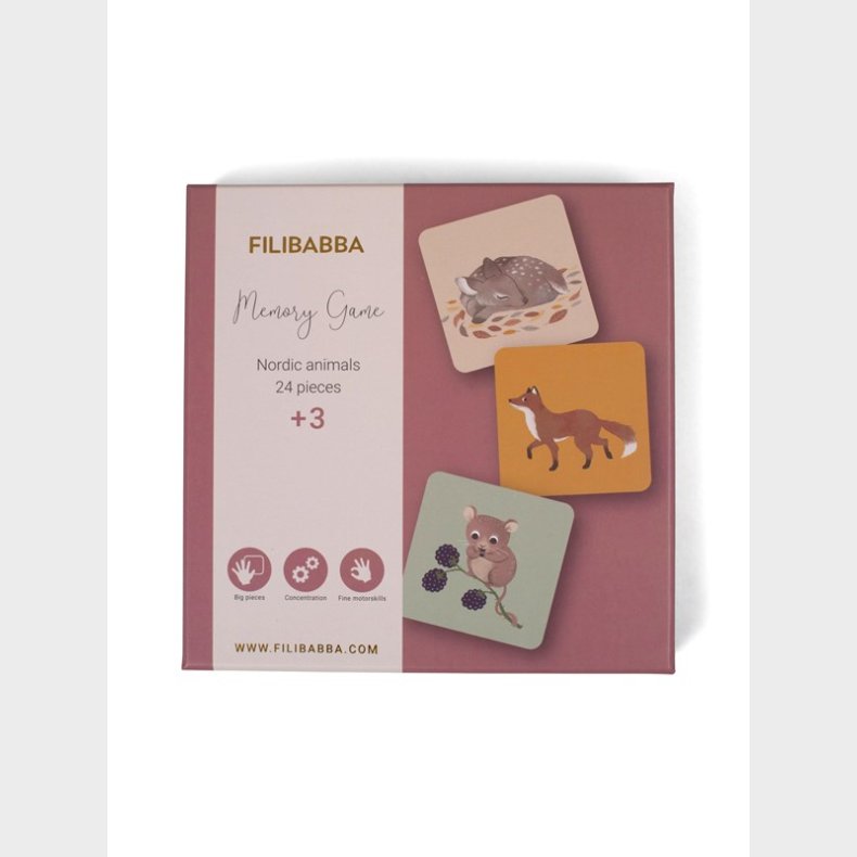 Filibabba Memory game - Nordic animals