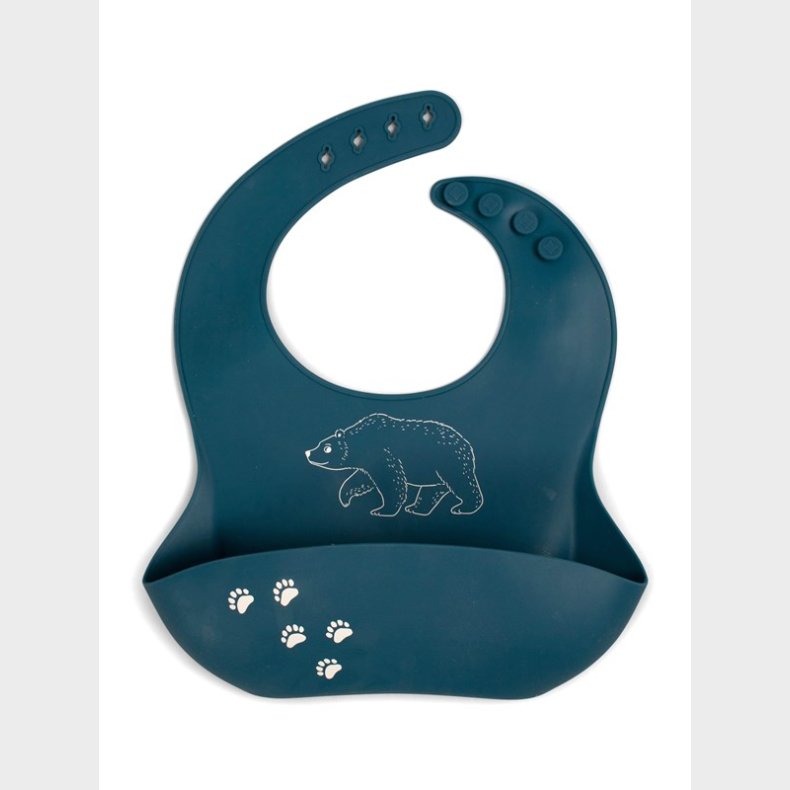 Filibabba Silicone bib with print - Bear