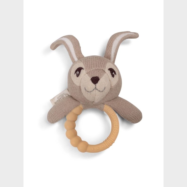 Filibabba Rattel w. Silicone teether - Henny the hare