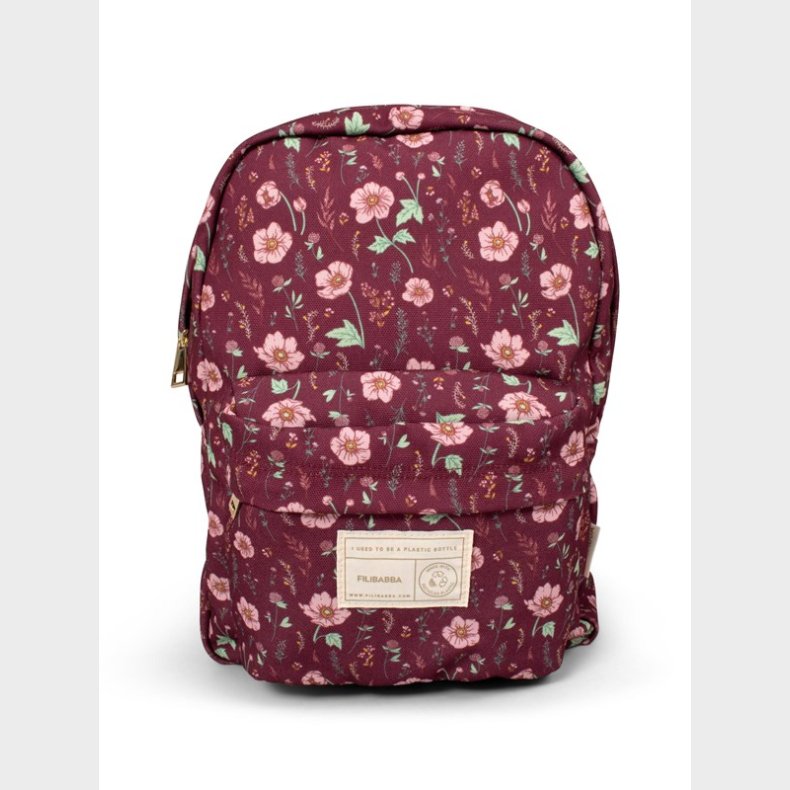 Filibabba Backpack in recycled RPET - Fall Flowers