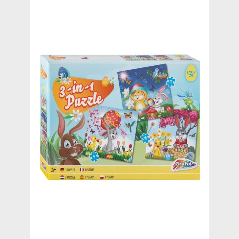 Grafix Jigsaw Puslespil Easter 3in1 gulv