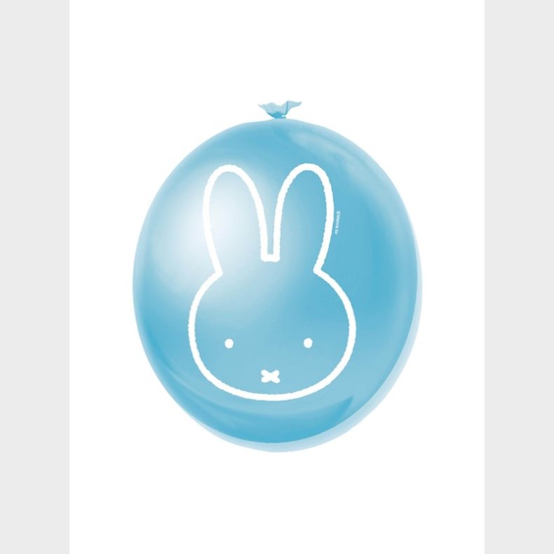 Haza Witbaard Balloner Miffy Blue 6 pcs.