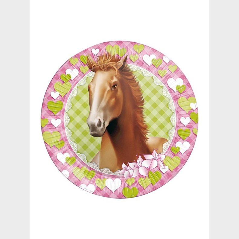 Haza Witbaard Plates Horses 8pcs.