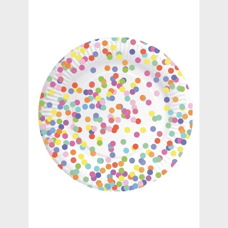 Haza Witbaard Plates Confetti 8pcs.