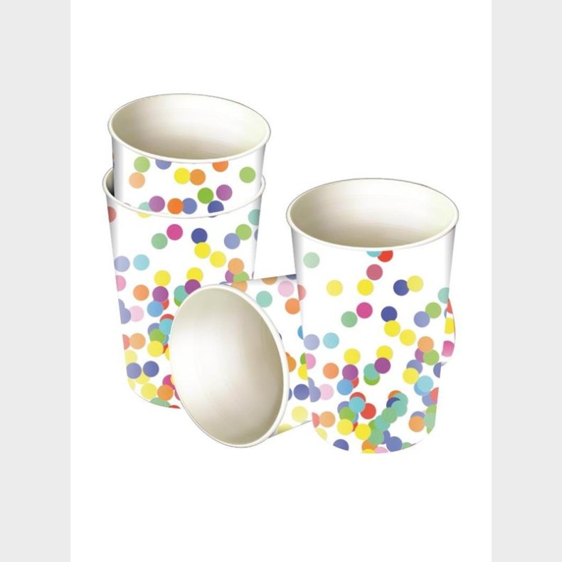 Haza Witbaard Cups Confetti 8pcs.