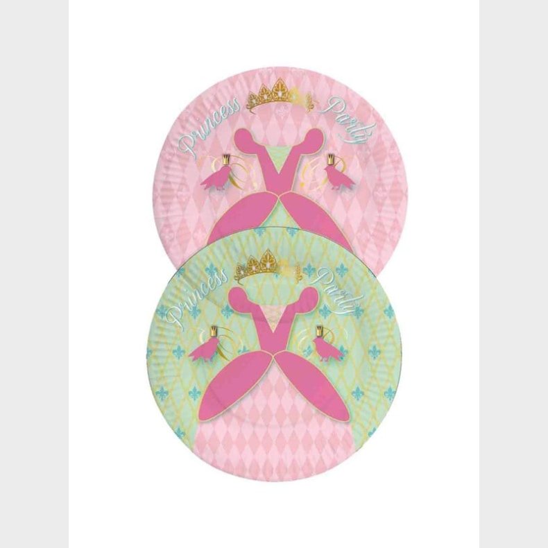 Haza Witbaard Princess Party plates 8pcs.