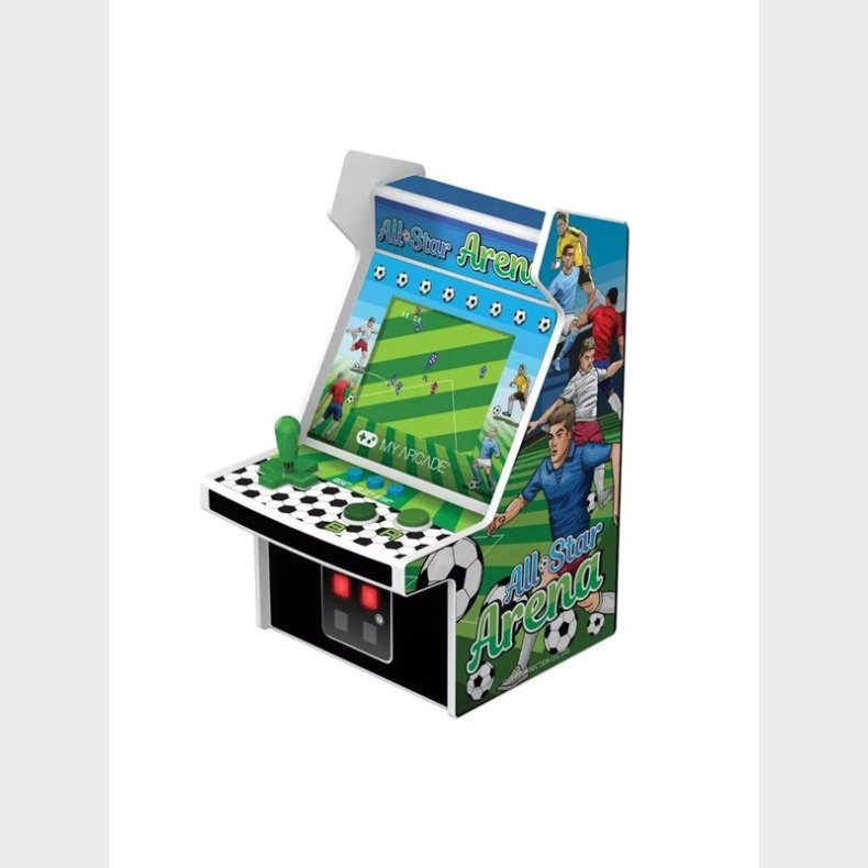 My Arcade MICRO PLAYER 6.75" ALL-STAR ARENA COLLECTIBLE RETRO (307 GAMES IN 1) WHITE