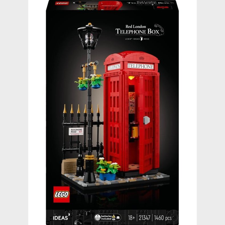 LEGO Ideas 21347 Rd London-telefonboks