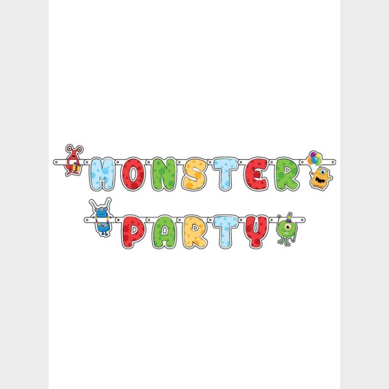 Haza Witbaard Letter Garland Monster Party