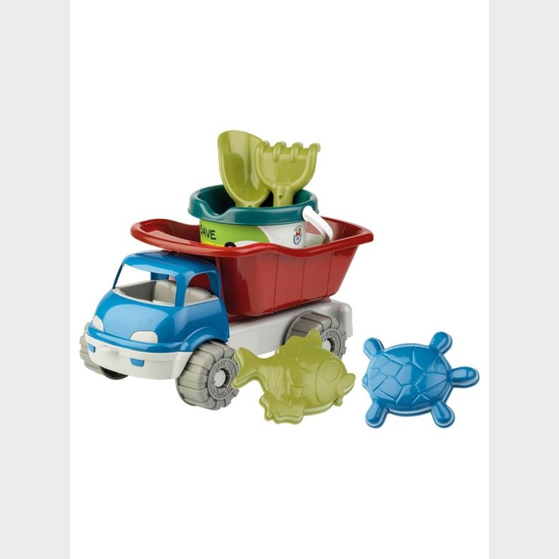 Androni Bucket set with Dump Truck Recycled Plastic 6 pcs