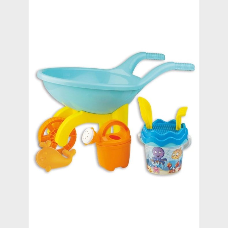 Androni Wheelbarrow with Bucket Set Underwater World 7 pcs