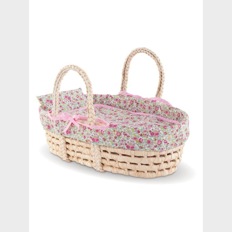 Corolle Mon Grand Poupon - Doll Carrying Basket Floral