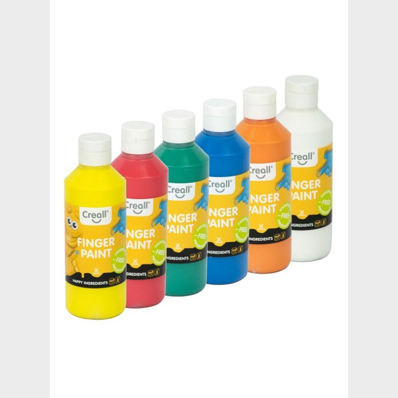 Creall Finger Paint Set Preservation-free 6x250ml