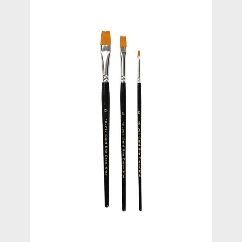 Creativ Company Gold Line Brushes 3 pcs.