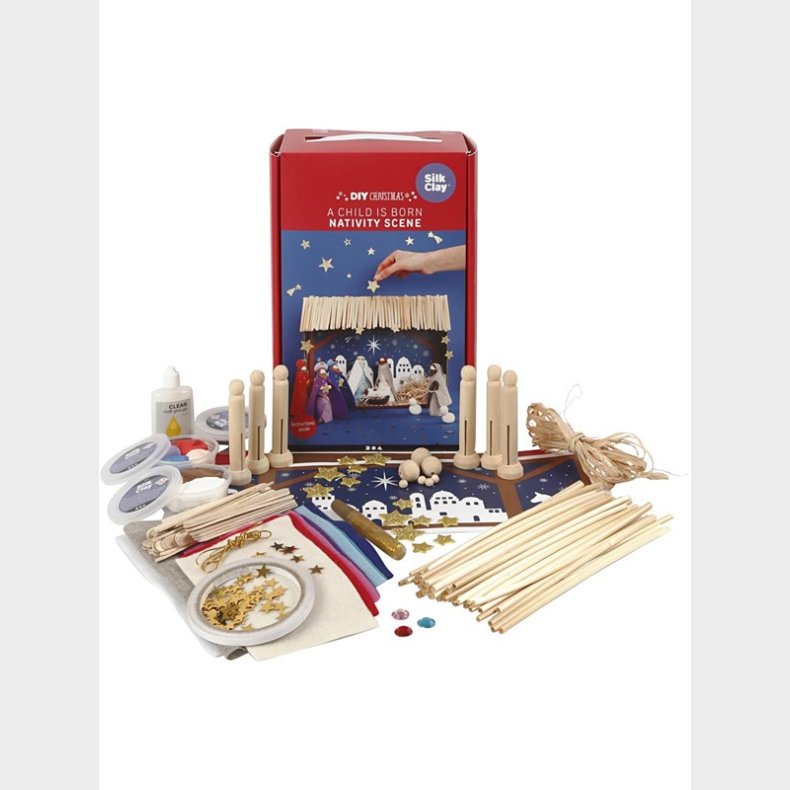 Creativ Company Wooden Nativity Craft Set