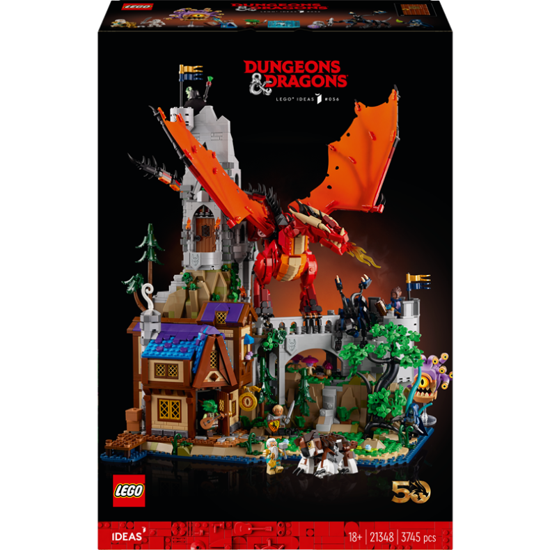 LEGO Ideas 21348 Dungeons &amp; Dragons Den rde drages fortlling