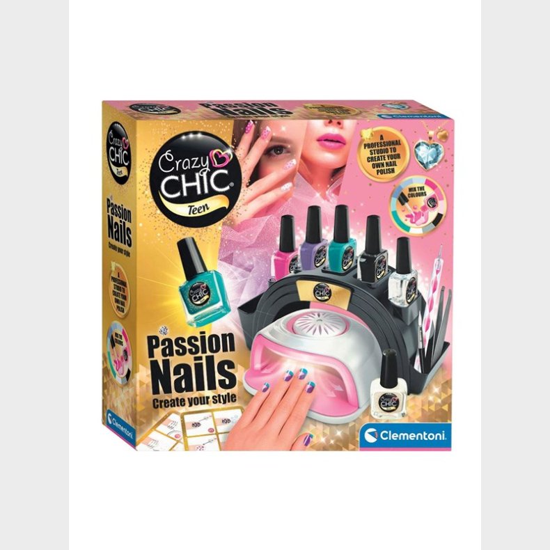 Clementoni Crazy Chic Passion Nails Nail Set