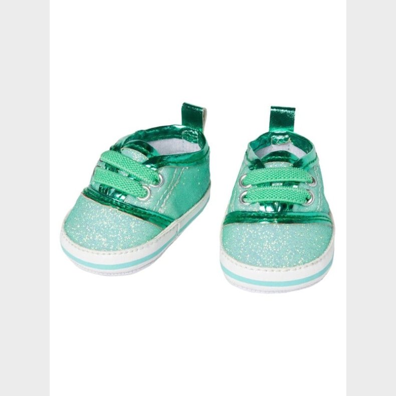 Heless Doll shoes Glitter Sneakers Mint 38-45 cm