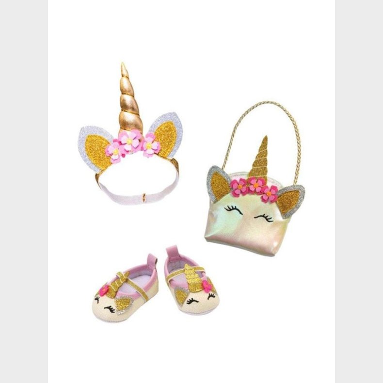 Heless Doll Accessories Glitter Unicorn Set 38-45 cm