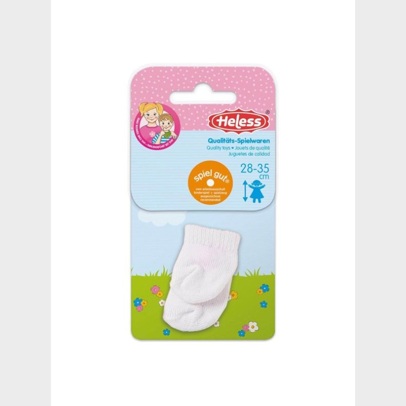 Heless Doll socks White/blue 28-35 cm - Assorted