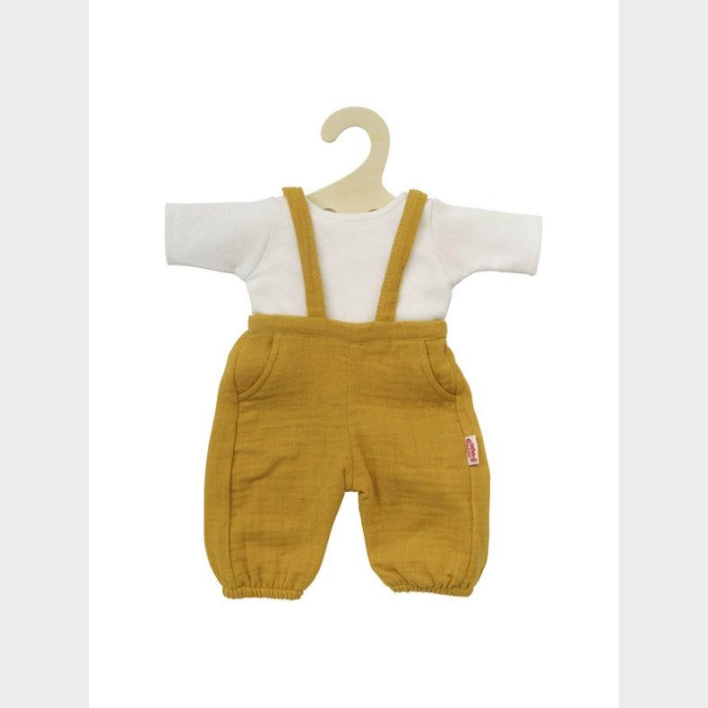 Heless Dolls Dungarees Ocher Yellow size 28-35 cm