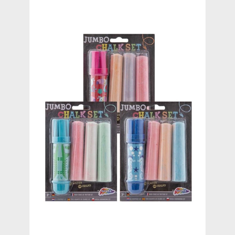 Creative Craft Group Jumbo Chalk Holder + Chalk 3 pcs. (Assorted)