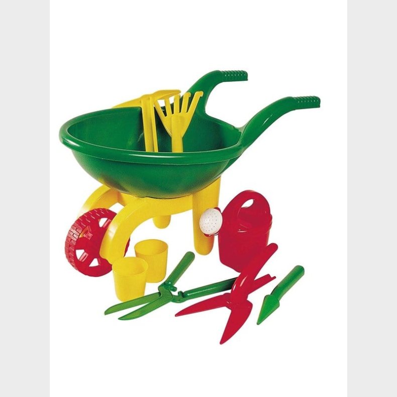 Androni Wheelbarrow with garden tools